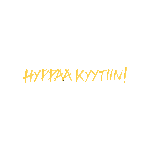 Hyppaa Kyytiin Sticker by Mojo-tuotanto