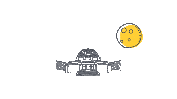 Look Up Night Sky Sticker by The Adler Planetarium