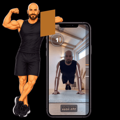 Respect Pushups GIF by GOLDEN Sports-Apps