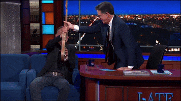 Stephen Colbert Guitar GIF by The Late Show With Stephen Colbert