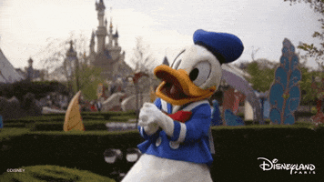 Stretching Donald Duck GIF by Disneyland Paris
