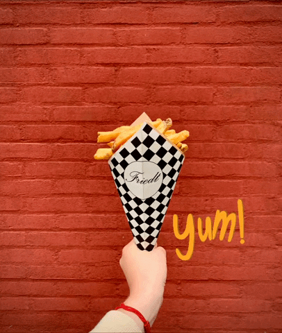 Iamfriedt yum delicious fries friedt GIF