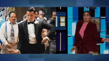 Happy Leonardo Dicaprio GIF by A Little Late With Lilly Singh