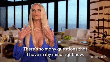 Confused Real Housewives GIF by PeacockTV
