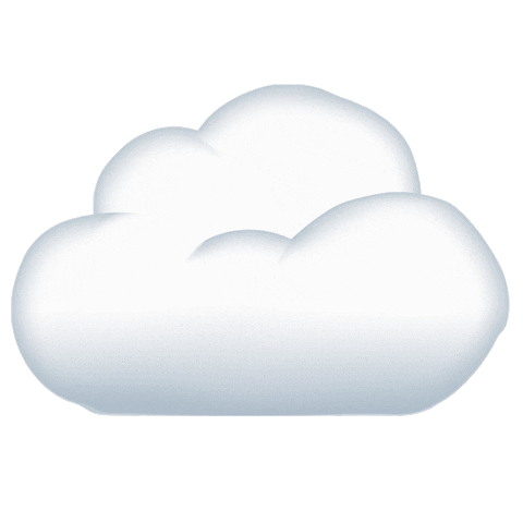Emoji Cloud Sticker by emoji® - The Iconic Brand for iOS & Android | GIPHY