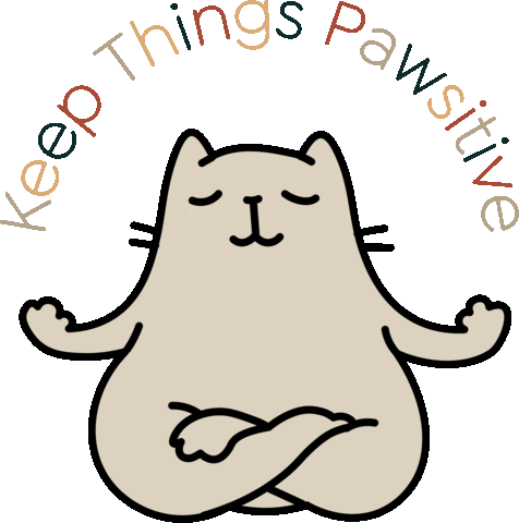 Good Life Cat Sticker