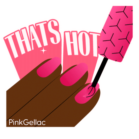 Pink Gellac Sticker