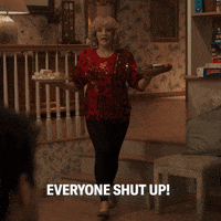 The Goldbergs Shut Up GIF by ABC Network