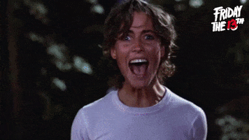 Scared Scream GIF by Friday the 13th
