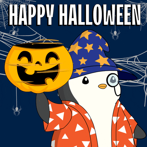 Trick Or Treat Celebration GIF by Pudgy Penguins