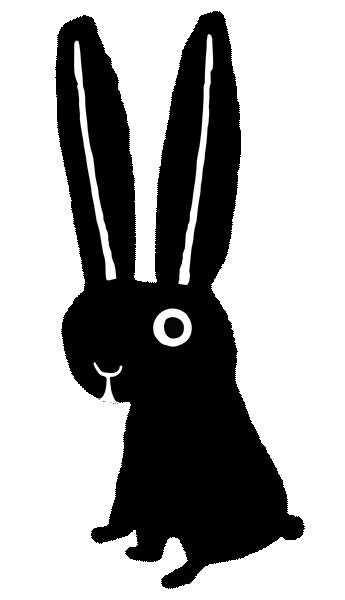 Rabbit Sticker by Heard Creative