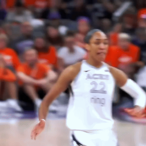 Aja Wilson GIF