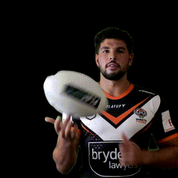 Football Sport GIF by Wests Tigers