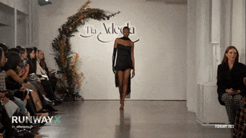 Fashion Week Black Dress GIF by NYFW: The Shows