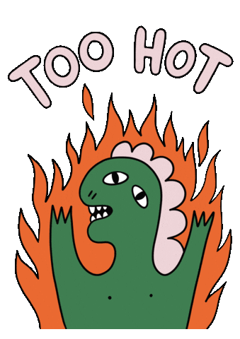 On Fire Sticker