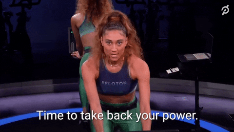 Ally Love Power GIF by Peloton - Find & Share on GIPHY