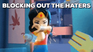 Wonder Woman Fighting GIF by LEGO
