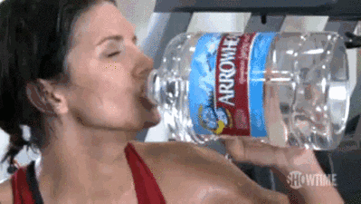 Gina Carano Water GIF - Find & Share on GIPHY