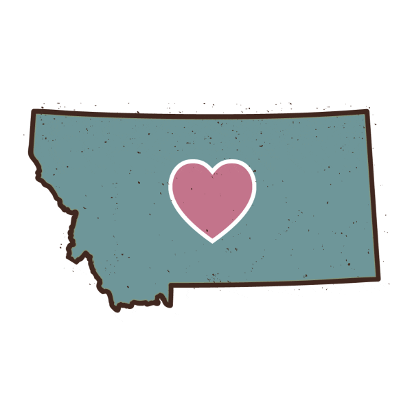 Heart Love Sticker by Visit Montana