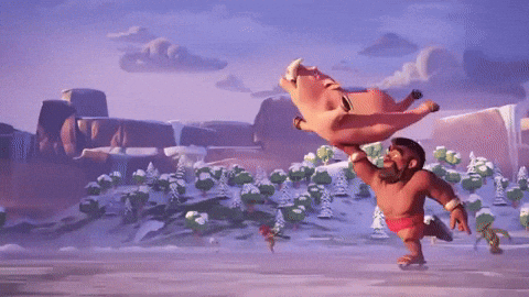 clash of clans gameplay gif