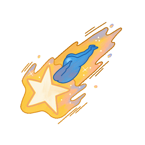 Falling Sticker