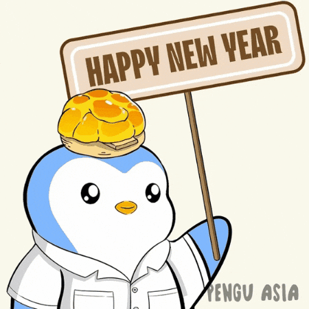 Happy New Year GIF by Pengu Asia