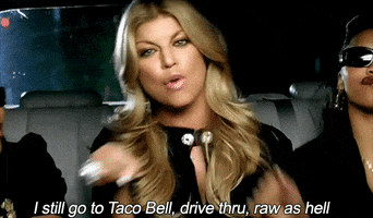 taco bell fergie GIF