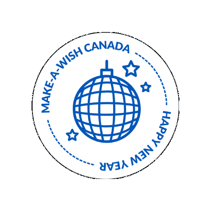 Happy New Year Sticker by Make-A-Wish Canada