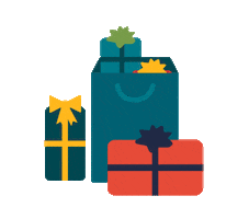 Happy Birthday Christmas Sticker by Pact Coffee