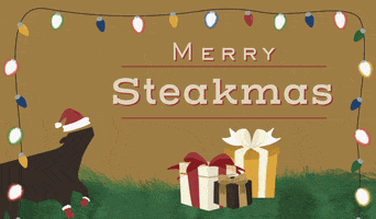 Christmas Cow GIF by Primebeef Co.