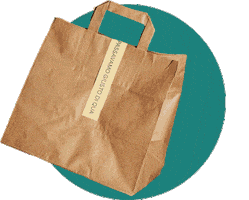 Paper Bag Sticker by Il Moro soul food & cafè