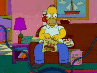 hungry homer simpson GIF
