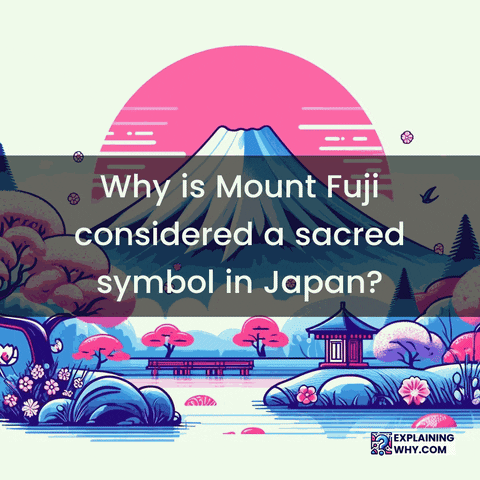 Mount Fuji Art GIF by ExplainingWhy.com