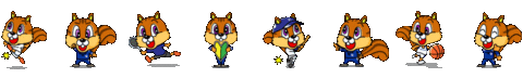 Line Squirrel Sticker by riseisha_at