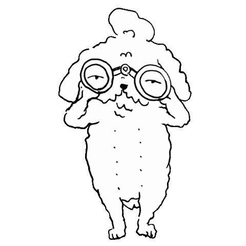Dog Look Sticker