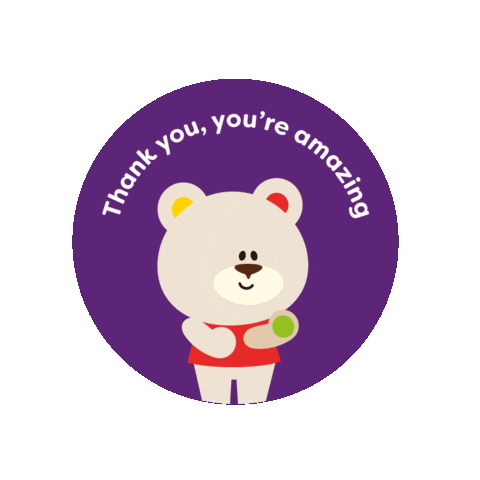 Well Done Thank You Sticker by RainbowsHospice