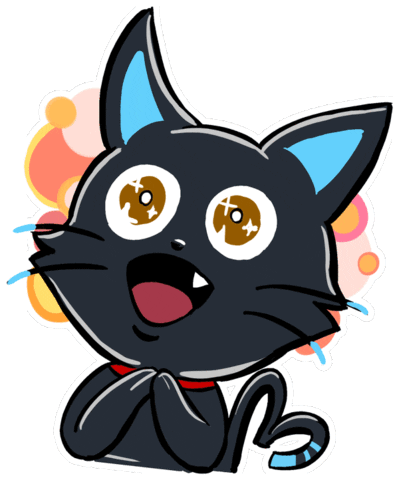 Happy Cat Sticker by Bethesda