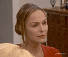 The Office gif. Melora Hardin as Jan stares coldly ahead and she says, "Oops," very slowly and deliberately, not breaking eye contact with the person. 