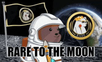 To The Moon Nft GIF by SuperRareBears