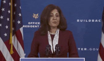 Neera Tanden GIF by GIPHY News