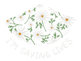 Mask Corona Sticker by Halftone Digital