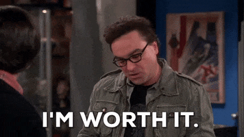 Im Worth It Season 10 GIF by The Big Bang Theory