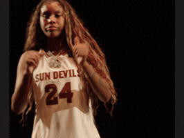 Womens Basketball Ncaa GIF by ASUWBB