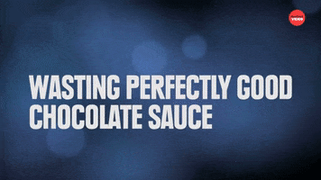 Chocolate Sauce Selfie GIF by BuzzFeed