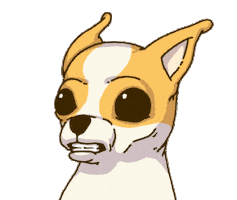 Animation Dog Sticker