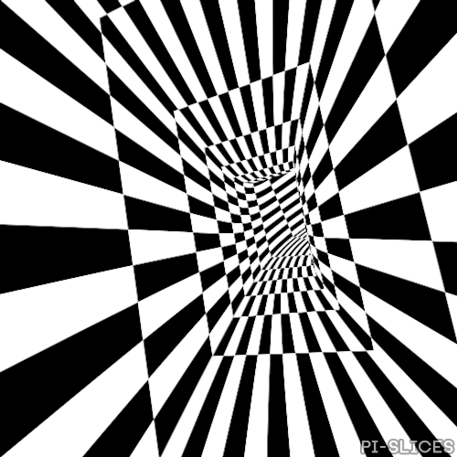 Mesmerizing Black And White GIF by Pi-Slices