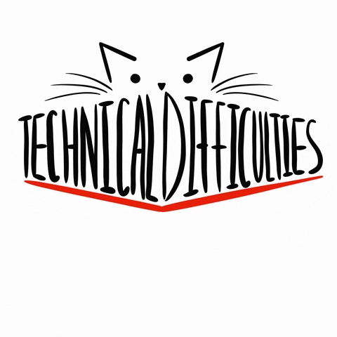 Technical Difficulties Cat GIF