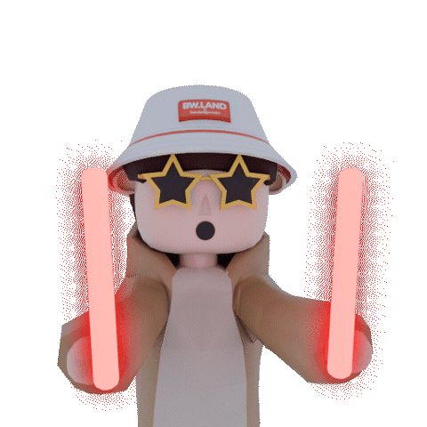 Happy Lets Go Sticker by Bytebuddy