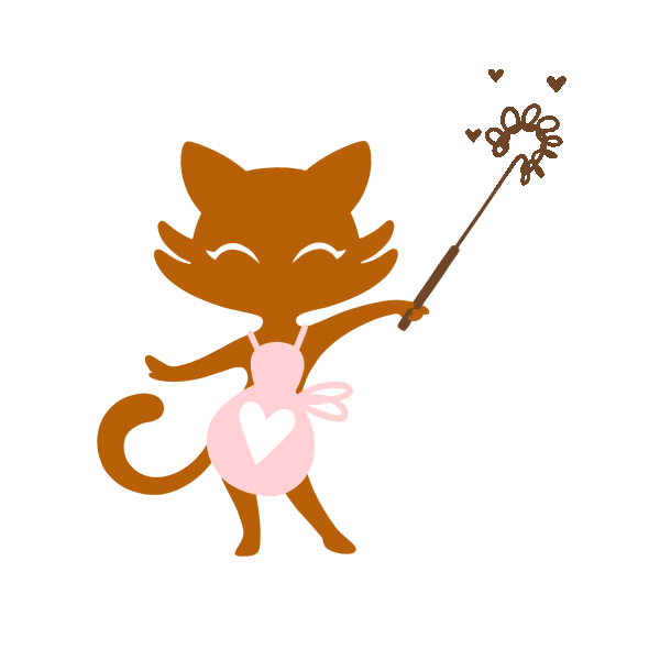 Cat Baking Sticker by kinuskikissa