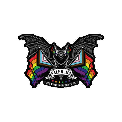 Salem Ma Pride Sticker by Die With Your Boots On